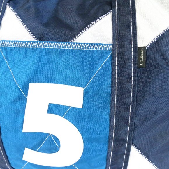 NEW - Vintage LL Bean Boat and Tote Bag - Rare Sail Cloth Tote - Picture 2 of 12